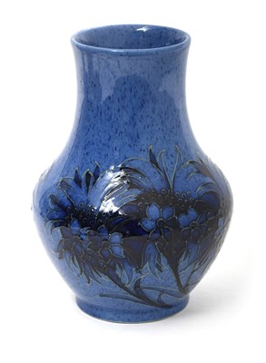 Lot 673 - 'Cornflower' a Moorcroft Pottery vase designed...