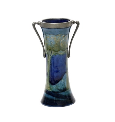 Lot 672 - 'Moonlit Blue' a Moorcroft Pottery vase with...