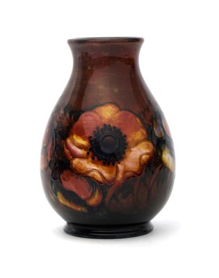 Lot 679 - 'Flambe Anemone' a Moorcroft Pottery vase...