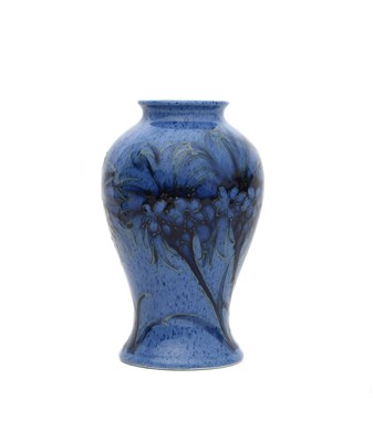 Lot 676 - 'Cornflower' a Moorcroft Pottery baluster vase...