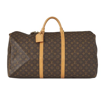 Lot 411 - Louis Vuitton, a monogram Keppall 60 luggage bag.