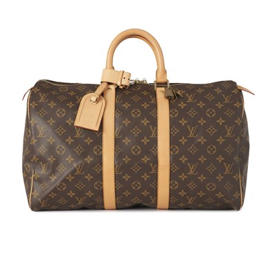 Lot 422 - Louis Vuitton, a monogram Keepall 45 luggage bag.
