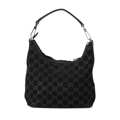 Lot 349 - Guuci, a Tom Ford vintage GG hobo handbag.