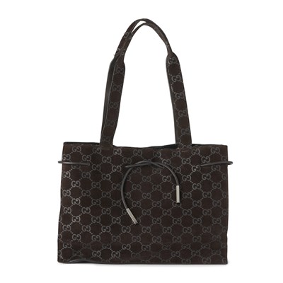 Lot 365 - Gucci, a vintage GG tote.
