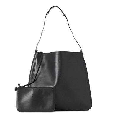 Lot 364 - Gucci, a Tom Ford vintage leather Horsebit hobo handbag w/ pouch.