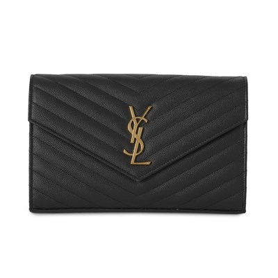 Lot 485 - Saint Laurent, a Cassandre Envelope Chain handbag.