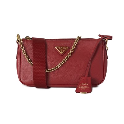 Lot 482 - Prada, a saffiano Re-Edition 2000 shoulder bag.