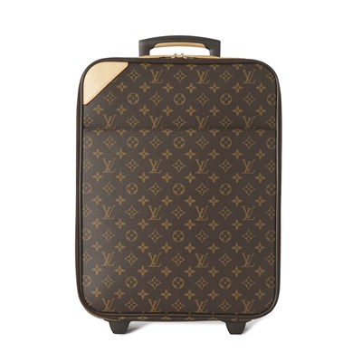 Lot 423 - Louis Vuitton, a monogram Pegase 50 rolling suitcase.