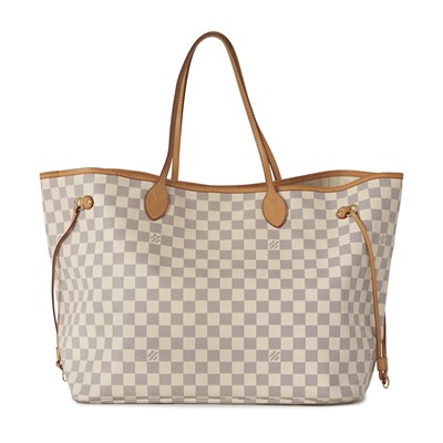 Lot 428 - Louis Vuitton, a damier azur Neverfull GM handbag.