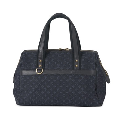 Lot 400 - Louis Vuitton, a blue Mini Lin Josephine GM handbag.