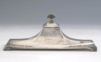 Lot 143 - WMF, a Jugendstil silver plated inkwell, model...