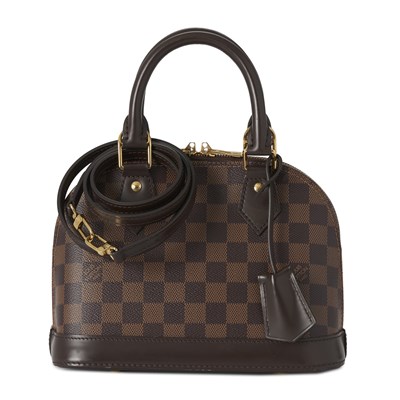 Lot 438 - Louis Vuitton, a damier Alma BB handbag.