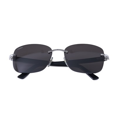 Lot 308 - Cartier, a pair of C Decor rimless sunglasses.