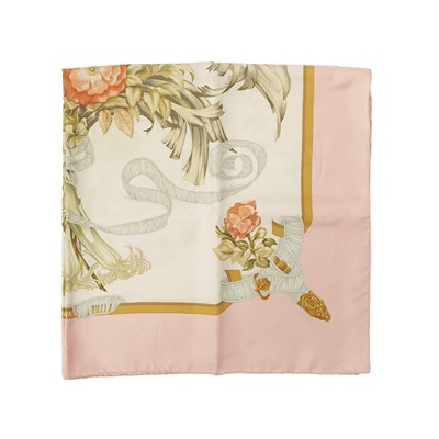 Lot 383 - Hermes, a Regina silk scarf.