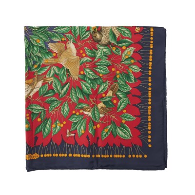 Lot 384 - Hermes, a Les Merises silk scarf.