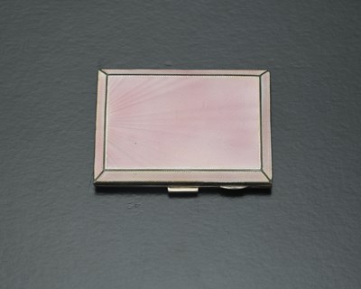 Lot 187 - An Edward VIII silver and enamel cigarette...