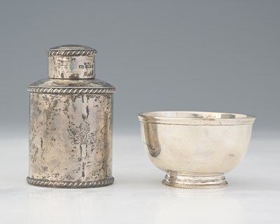 Lot 186 - An Edwardian silver tea caddy, by Atkin...