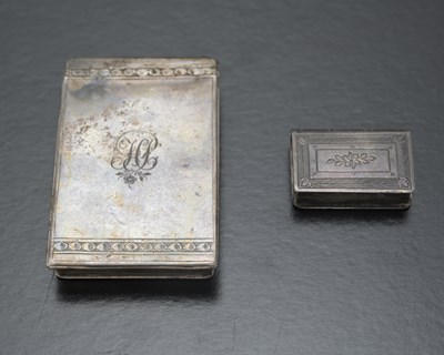 Lot 48 - A George III silver novelty vinaigrette, by...