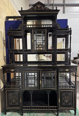 Lot 503 - An Aesthetic Movement side cabinet, circa 1880,...