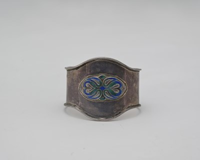 Lot 144 - Liberty & Co., a George V silver and enamel...