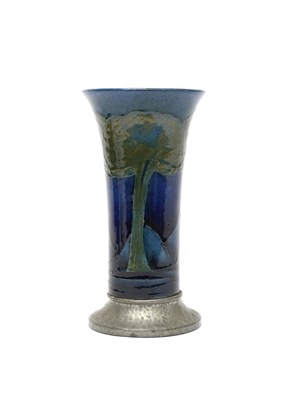Lot 378 - 'Moonlit Blue' a Moorcroft Pottery vase with...