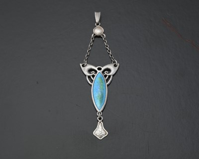 Lot 56A - Charles Horner, an Arts and Crafts silver and...