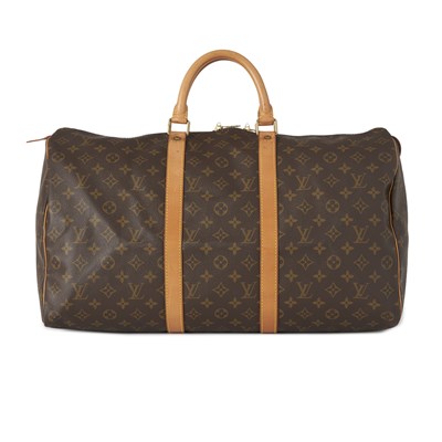 Lot 403 - Louis Vuitton, a monogram Keepall 50 luggage bag.