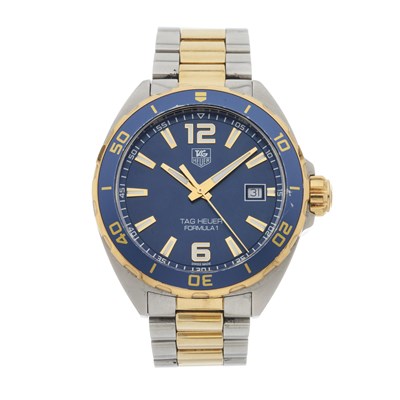 Lot 240 - Tag Heuer, a bi-colour Formula 1 bracelet watch
