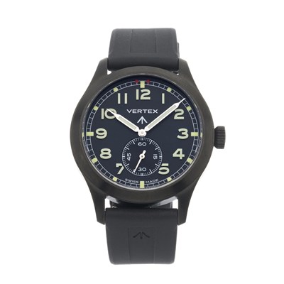 Lot 243 - Vertex, a limited edition DLC-coated stainless steel M100B wrist watch