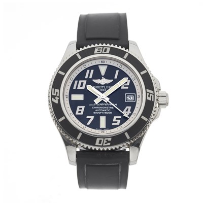 Lot 200 - Breitling, a stainless steel Breitling Superocean 42 wrist watch