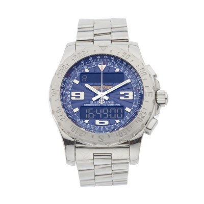 Lot 202 - Breitling, a stainless steel Airwolf bracelet watch