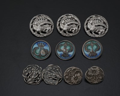 Lot 51 - A collection of various Arts and Crafts silver...
