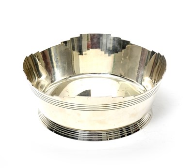 Lot 198 - A Mappin & Webb electroplated metal footed...