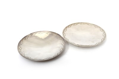 Lot 199 - A pair of Mappin & Webb electroplated metal...