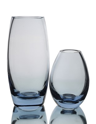 Lot 602 - Per Lutken for Holmegaard, two Modernist...