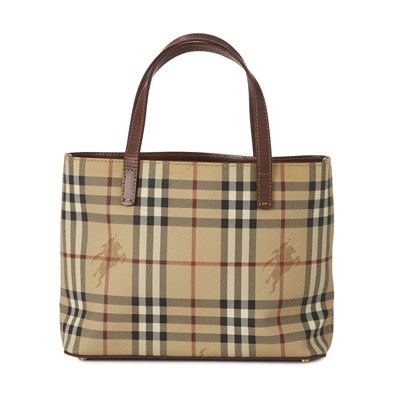 Lot 299 - Burberry, a Haymarket Check tote bag.