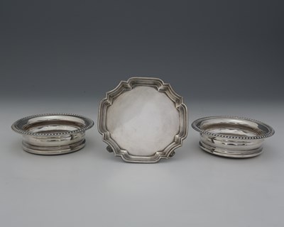 Lot 196 - A late Victorian silver waiter, by Charles...