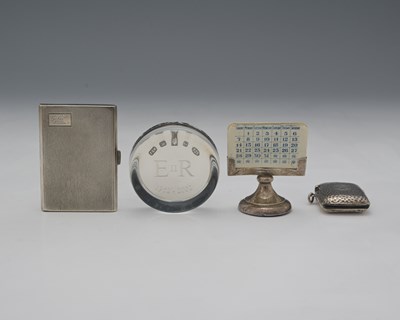 Lot 28 - A group of twentieth-century hallmarked silver,...