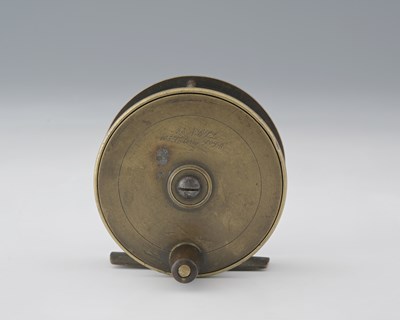 Lot 193 - An Army and Navy Stores brass 3 1/4 inch fly...