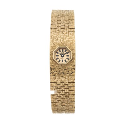 Lot 253 - Jean Renet, a 9ct gold bracelet watch