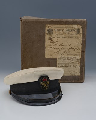 Lot 245 - A Gieves 5oz Naval Yachting cap, circa 1940,...
