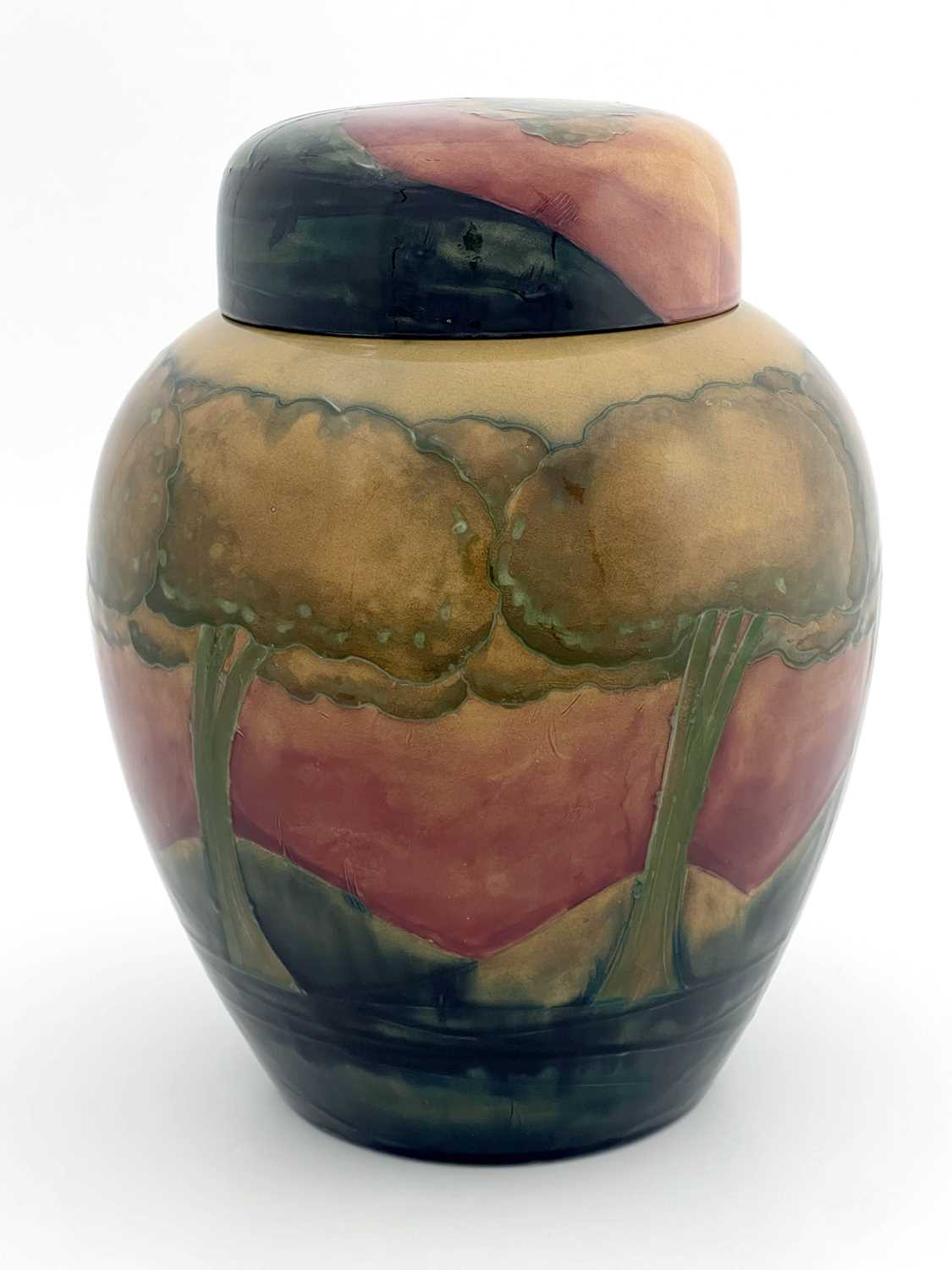 Lot 906 - William Moorcroft, a large Eventide ginger jar...