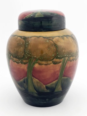 Lot 906 - William Moorcroft, a large Eventide ginger jar...