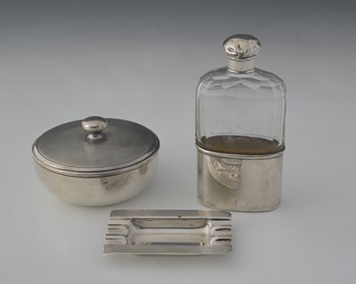 Lot 167 - Three twentieth-century hallmarked silver...