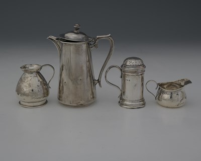 Lot 236 - A group of hallmarked silver, to include a...