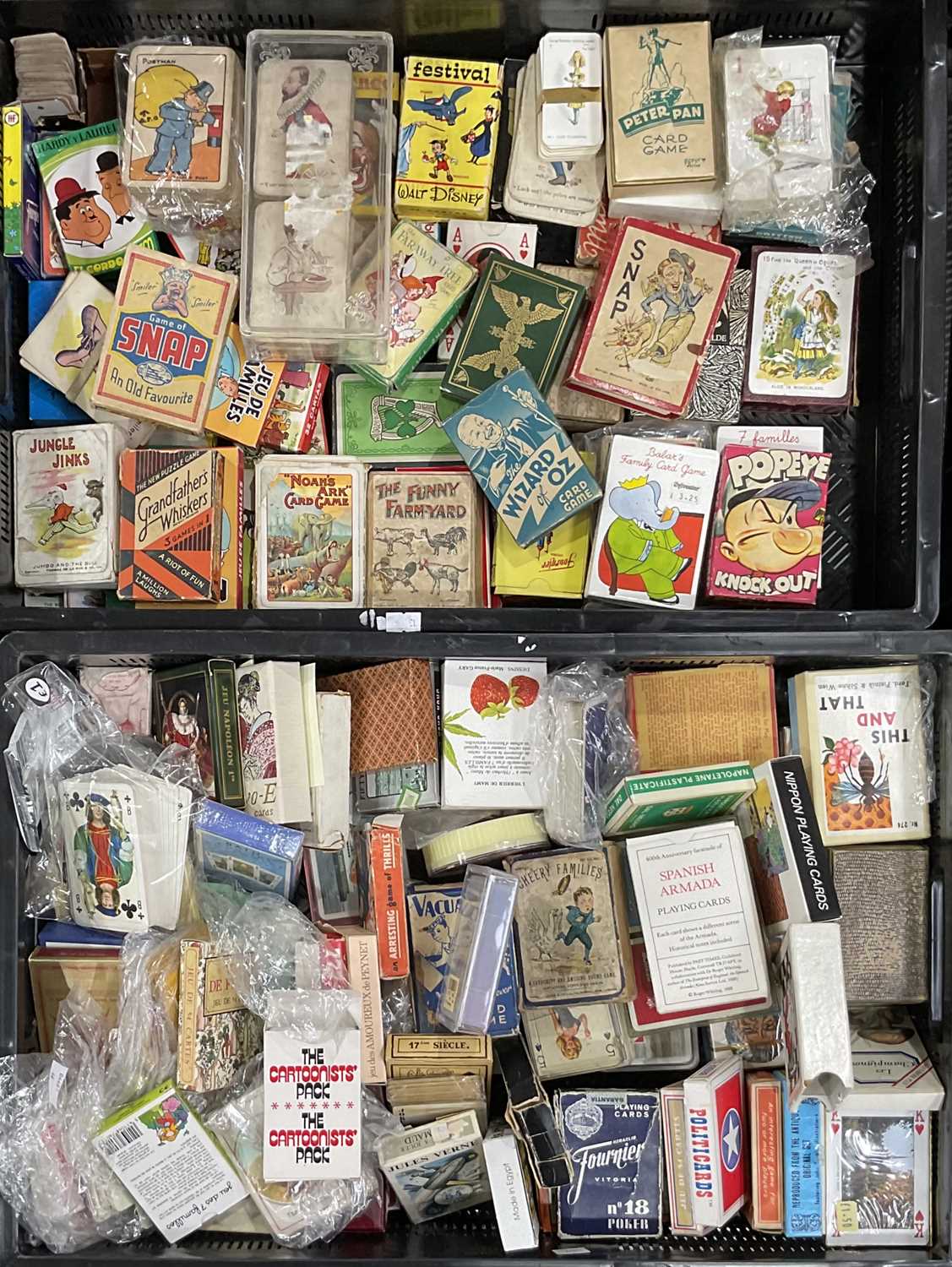 Lot 3 - A collection of playing and games cards, from