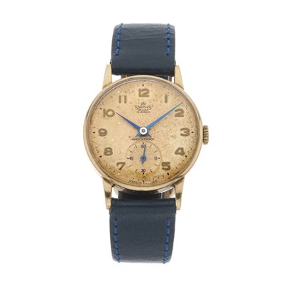 Lot 236 - Smiths, a 9ct gold Deluxe wrist watch
