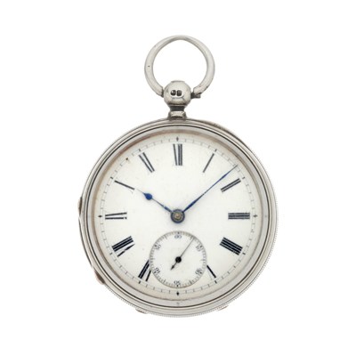 Lot 259 - Adam Burdess, Coventry, a silver open face pocket watch