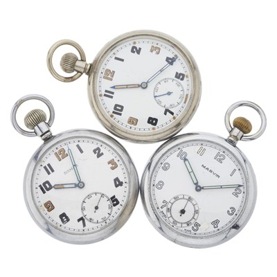 Lot 240 - A trio of GSTP pocket watches