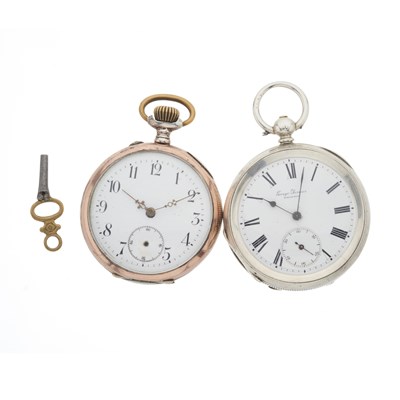 Lot 263 - George Parsons, Bristol, a silver open face pocket watch